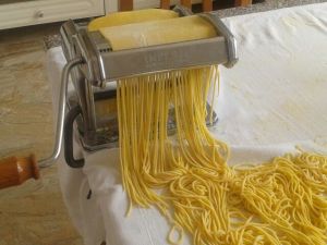 Spaghetti hausgemacht - echt italienisch eben.