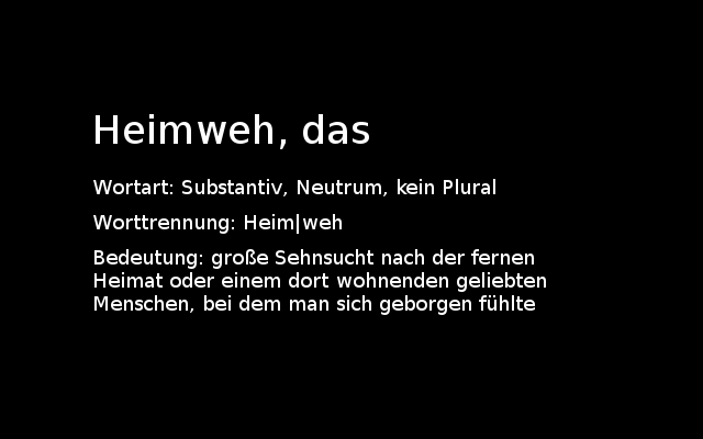 Definition_Heimweg